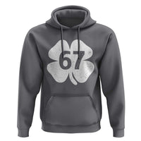 Funny Irish St Patricks Day Shamrock 67 Hoodie Six Seven 6 7 Meme Gen Alpha Slang