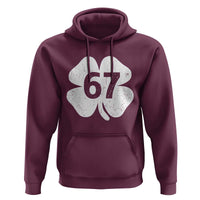 Funny Irish St Patricks Day Shamrock 67 Hoodie Six Seven 6 7 Meme Gen Alpha Slang