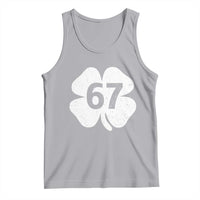 Funny Irish St Patricks Day Shamrock 67 Tank Top Six Seven 6 7 Meme Gen Alpha Slang