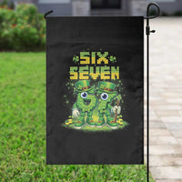 Funny Irish St Patricks Day 67 Garden Flag Six Seven Brainrot Italian Gaming 6 7 Meme Gen Alpha Slang
