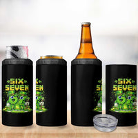 Funny Irish St Patricks Day 67 4 in 1 Can Cooler Tumbler Six Seven Brainrot Italian Gaming 6 7 Meme Gen Alpha Slang