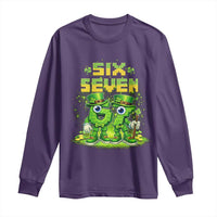 Funny Irish St Patricks Day 67 Long Sleeve Shirt Six Seven Brainrot Italian Gaming 6 7 Meme Gen Alpha Slang