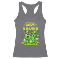 Funny Irish St Patricks Day 67 Racerback Tank Top Six Seven Brainrot Italian Gaming 6 7 Meme Gen Alpha Slang