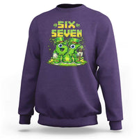 Funny Irish St Patricks Day 67 Sweatshirt Six Seven Brainrot Italian Gaming 6 7 Meme Gen Alpha Slang