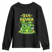 Funny Irish St Patricks Day 67 Youth Sweatshirt Six Seven Brainrot Italian Gaming 6 7 Meme Gen Alpha Slang