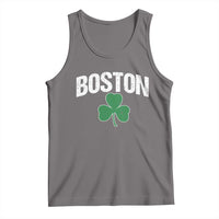 Boston Tank Top St Patricks Day Irish Green Shamrock Massachusetts