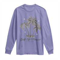 Gulf of Mexico Long Sleeve Shirt 1672 Retro Beach Vibe Palm Trees