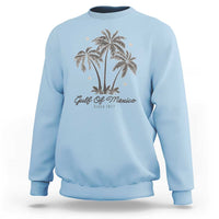 Gulf of Mexico Sweatshirt 1672 Retro Beach Vibe Palm Trees