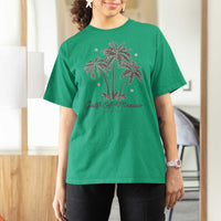 Gulf of Mexico T Shirt For Women 1672 Retro Beach Vibe Palm Trees