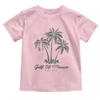 Gulf of Mexico Toddler T Shirt 1672 Retro Beach Vibe Palm Trees