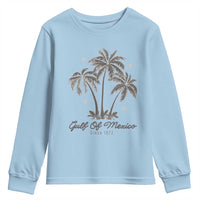 Gulf of Mexico Youth Sweatshirt 1672 Retro Beach Vibe Palm Trees