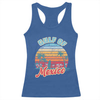 Gulf of Mexico Racerback Tank Top Retro Vintage Beach - Wonder Print Shop