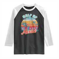 Gulf of Mexico Raglan Shirt Retro Vintage Beach - Wonder Print Shop