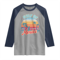 Gulf of Mexico Raglan Shirt Retro Vintage Beach - Wonder Print Shop