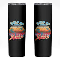 Gulf of Mexico Skinny Tumbler Retro Vintage Beach - Wonder Print Shop