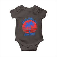 Gulf of Mexico Baby Onesie Since 1672 Retro Vintage 70s