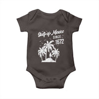 Gulf of Mexico Baby Onesie Since 1672 Palm Trees Beach