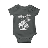 Gulf of Mexico Baby Onesie Since 1672 Palm Trees Beach