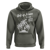 Gulf of Mexico Hoodie Since 1672 Palm Trees Beach