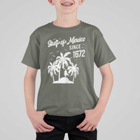 Gulf of Mexico T Shirt For Kid Since 1672 Palm Trees Beach