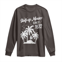 Gulf of Mexico Long Sleeve Shirt Since 1672 Palm Trees Beach