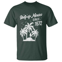 Gulf of Mexico T Shirt Since 1672 Palm Trees Beach