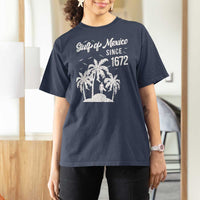 Gulf of Mexico T Shirt For Women Since 1672 Palm Trees Beach