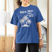 Gulf of Mexico T Shirt For Women Since 1672 Palm Trees Beach