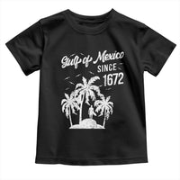 Gulf of Mexico Toddler T Shirt Since 1672 Palm Trees Beach