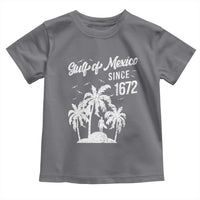 Gulf of Mexico Toddler T Shirt Since 1672 Palm Trees Beach