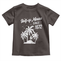 Gulf of Mexico Toddler T Shirt Since 1672 Palm Trees Beach