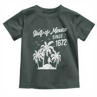 Gulf of Mexico Toddler T Shirt Since 1672 Palm Trees Beach