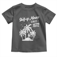 Gulf of Mexico Toddler T Shirt Since 1672 Palm Trees Beach