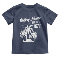 Gulf of Mexico Toddler T Shirt Since 1672 Palm Trees Beach