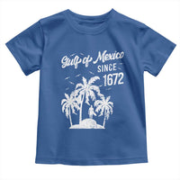 Gulf of Mexico Toddler T Shirt Since 1672 Palm Trees Beach
