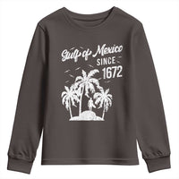 Gulf of Mexico Youth Sweatshirt Since 1672 Palm Trees Beach