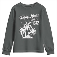 Gulf of Mexico Youth Sweatshirt Since 1672 Palm Trees Beach