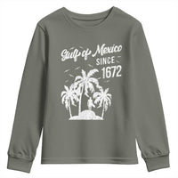 Gulf of Mexico Youth Sweatshirt Since 1672 Palm Trees Beach