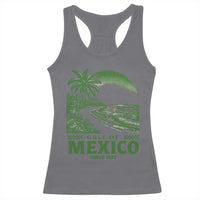 Gulf of Mexico Since 1672 Racerback Tank Top Retro Vintage Mexican Beach Forever