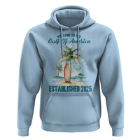 Welcome To America's Gulf Hoodie Established 2025 Retro Vintage Beach