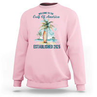 Welcome To America's Gulf Sweatshirt Established 2025 Retro Vintage Beach