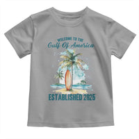 Welcome To America's Gulf Toddler T Shirt Established 2025 Retro Vintage Beach