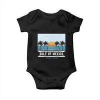 Gulf of Mexico Baby Onesie Retro Beach Vibes