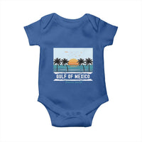 Gulf of Mexico Baby Onesie Retro Beach Vibes