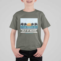 Gulf of Mexico T Shirt For Kid Retro Beach Vibes