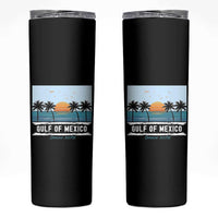 Gulf of Mexico Skinny Tumbler Retro Beach Vibes