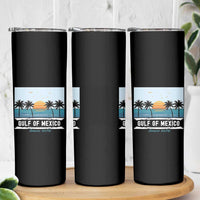 Gulf of Mexico Skinny Tumbler Retro Beach Vibes
