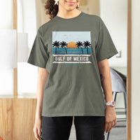 Gulf of Mexico T Shirt For Women Retro Beach Vibes