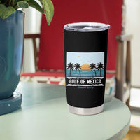 Gulf of Mexico Tumbler Cup Retro Beach Vibes