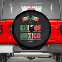Gulf of Mexico Since 1672 Spare Tire Cover Mexican Flag